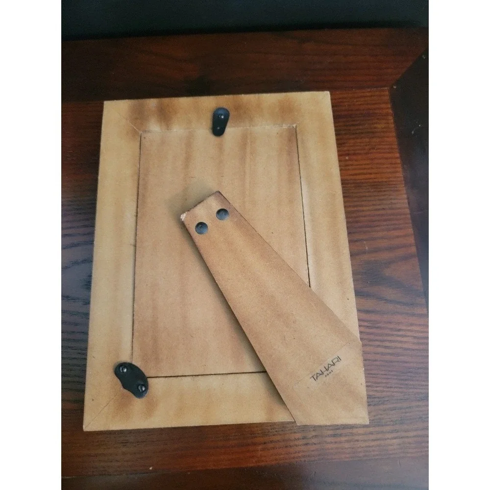Tahari Home Bamboo Style Photo Frame‎ Boho 4x6 Handcrafted India